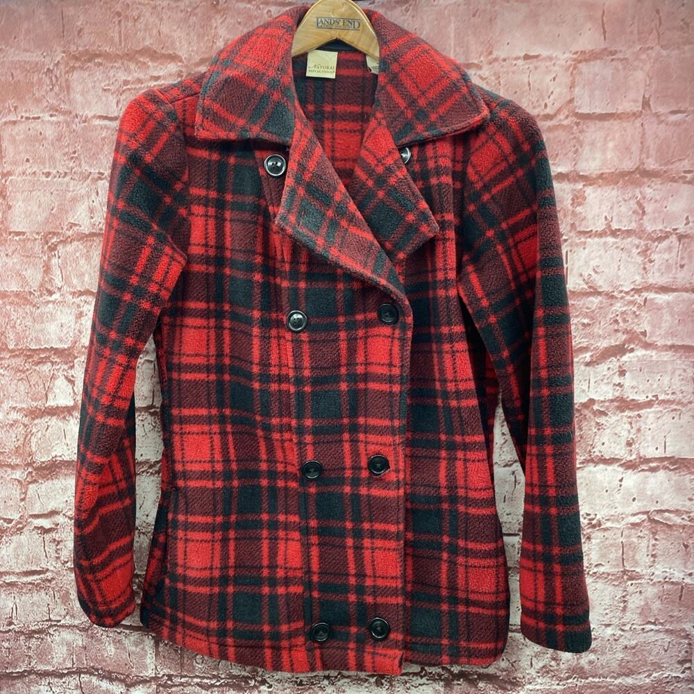 Natural Reflections Women's Flannel Jacket Size Small Button-Down Multicolored